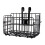 Foldable storage basket for mountain bikes, front and rear, side pannier, removable, simple bicycle basket, durable Ref: 9695 1