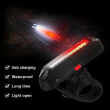 (Red White) 120 Lumen Bicycle Rear Light Usb Rechargeable Waterproof Mtb Bike Taillight Ciclismo