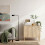 Living And Home Modern Sideboard with Double Doors & Adjustable Interior 2