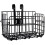 Foldable storage basket for mountain bikes, front and rear, side pannier, removable, simple bicycle basket, durable Ref: 9695 3