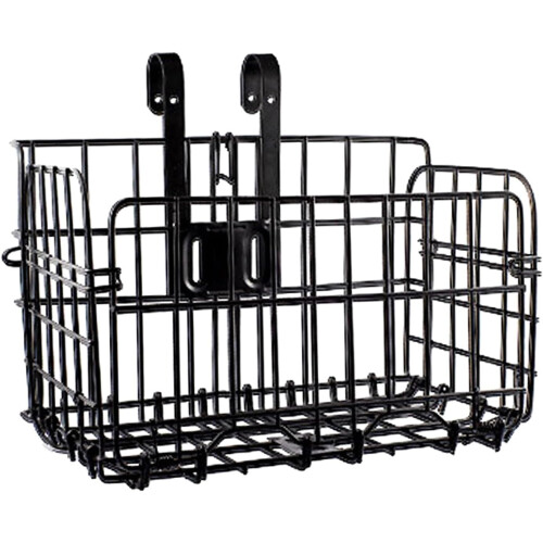 Foldable storage basket for mountain bikes, front and rear, side pannier, removable, simple bicycle basket, durable Ref: 9695 2