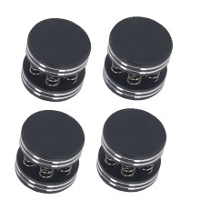 HiFi Speaker Spikes Isolation Stand Feet For Audio Equipment, Solid Aluminum Alloy And Non Slip Rubber Vibration Reduction Pads With Spring Isolation