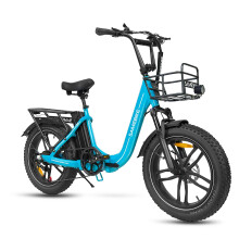 SAMEBIKE C05Pro Step-Through EBike 13Ah,light blue