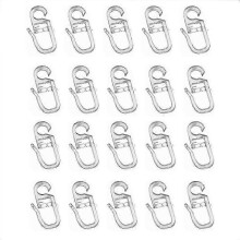 (transparent) Plastic Durable Curtains Fixing Special Curtains Accessories Wall Ring Curtain Hooks Sliding HookZZ46