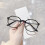 (Black) Blue Light Blocking Glasses Anti Eye Strain Frame Glasses 1