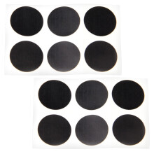 12pcs Fahrrad Reifen Flickzeug, Schwarz, Tragbares Reparaturset Fahrrad für Rennrad und MTB Reifen