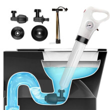 Déboucheur pneumatique haute pression pour canalisations, déboucheur de toilettes, ventouse pour évier de cuisine et salle de bain, outil de