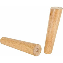 Massivholz-Möbelfüße, 20 cm hohe Sofabeine aus Eichenholz mit Montagematerial, stabile und zuverlässige Holzbeine für Couchtisch, Schrank,