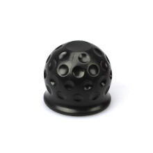 (black) 4 Colors Universal 50MM Tow Bar Ball Cover Cap Trailer Ball Cover Tow Bar Cap Hitch Trailer Towball Protect Car Accessories New Arrival