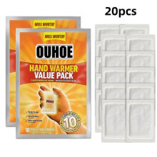 (10pcs)40pcs Hot Hands Hand Warmers HotHands Packs Warm Pocket Heat Outdoor PACK OF 10 PAIRS