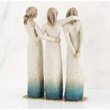 (B)Willow Tree By My Side,3sister By My Side Sculpture Sculpted Handpainted Figure 25-26