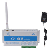 Industriële GSM-poortopener met metalen behuizing, IP30-beschermingsniveau, afstandsbediening, geen belkosten, nummerherkenning, sms-functie,