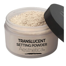 Aesthetica Translucent Setting Powder  Make-up mit mattem Finish, Loose Setting Powder  Flash-freundliche Translucent Powder Foundation  Loses Ges