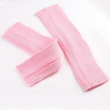 (powder)Ladies Leg Warmers Plain Colours Dance 80s Party Fancy Footless Sock UK One Size