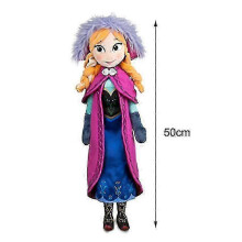 (Anna 50CM)40/50cm Frozen Stuffed Doll Princess Anna Elsa Dolls Plush Toy For Kids Birthday Gift 25-26