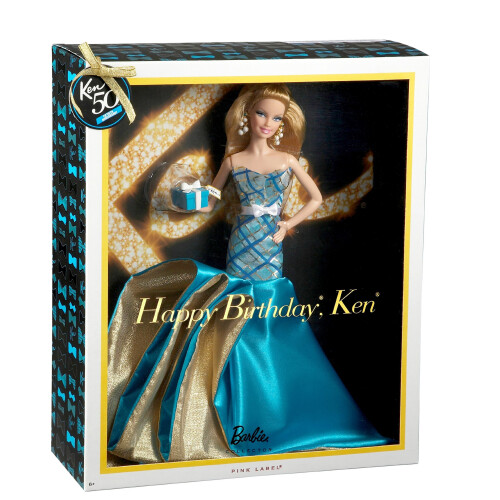Barbie Barbie Collector Χαρούμενα Γενέθλια Κεν Γκλάμουρ Κούκλα 2