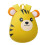 (Orange tiger) Cute 3d Animal Kids Backpack With Adjustable Shoulder Strap Double Zipper Bag 1PC 4