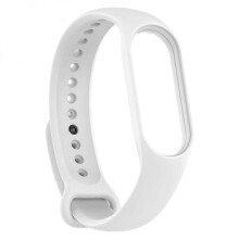 (White)Bracelet for Xiaomi Mi Band 7 Sport Strap watch Soft Silicone wrist strap For xiaomi mi band