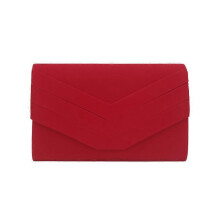 (wine red) Women Clutch, 3d Flannel handbag Wedding Shoulder bag Crossbody Dinner Bag Clutch