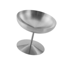 150 ml/250 ml roestvrijstalen dessertschalen-Zilver L-FORMAAT