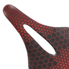 Sella per bici da strada in fibra di carbonio con design ergonomico, comodo design cavo per una migliore circolazione dell'aria e una pressione