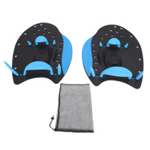 1 Pair of Swimming Paddles Silicone Polypropylene Adjustable Hand Fin Flipper Paddle Swimming Training for Teenagers Adults