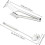Spaghetti Fork, Pasta Spoon with Teeth, Stainless Steel Serving Cutlery 3