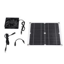Ventilateur solaire pour abris de jardin, système d'extraction solaire amélioré, structure résistante aux intempéries, évacuation silencieuse