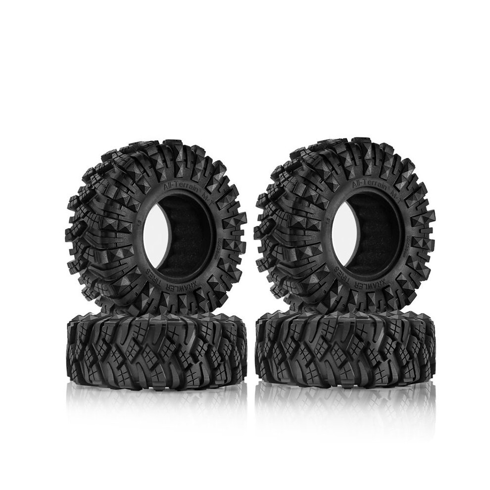 1.9 Inch Mud Terrain Tires Mud Wheels For Axial Scx10 Pro Scx10 Utb18 Trx4 Redcat Gen8 7Vs4-10 1/10 Rc Tracked Vehicles 6133340796860