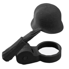 Soldier Salutes-flesdeksel Ergonomische drinkhelmen voor-Zwart