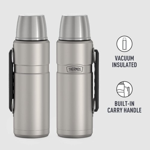 Thermos THERMOS Stainless King Θερμός 40oz, Ματ Ανοξείδωτο Ατσάλι 1