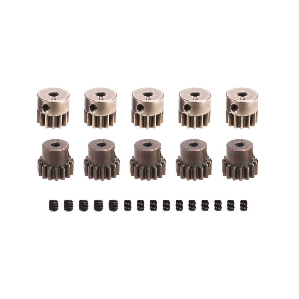 10Pcs Pinion Gear 32P 5Mm 13T 15T Steel For Trx4 Rc4wd/D90 D110 Axial Scx10 90046 4712280662613