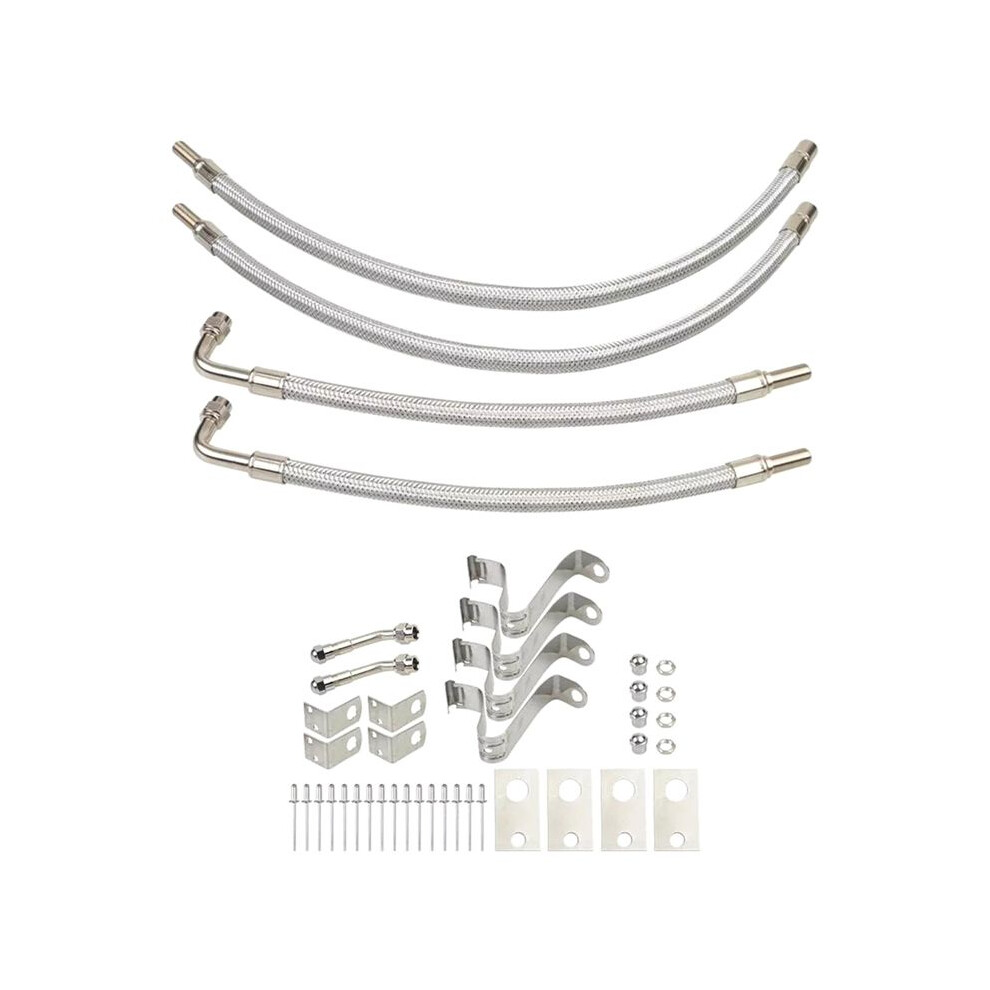 Dually Valve Stem Extenders Kit For 16 Inch To 19-1/2 Inch Dual Wheel Tire Valve Extension For Most Cars 6133165951161