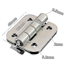 (36 40 2) Door Hinges 6 Pcs Detachable 304 Stainless Steel Thickened Heavy Duty Industrial Hinges Flap Folding