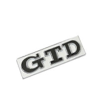 (black) 3D Metal Sticker GTD Front Grille Emblem Rear Trunk Stickers For GTD Golf 2 4 5 6 7 R MK2 MK3 MK4 Car Accessories New Arrival