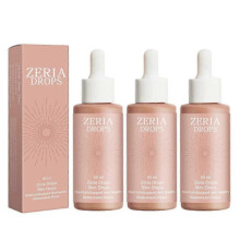 (3pcs) 1-3x Zeria Sunless Tanning Skin Drops 60ml Skin Health Boost Natual Gloss