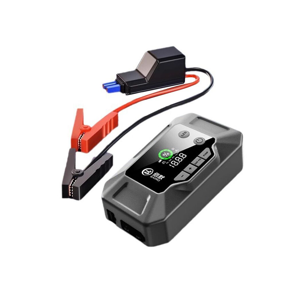 Tire Inflator With Air Compressor Emergency Car Jump Starter Usb Interface Power Bank&Led Lighting Essential For Travel 6133443824835