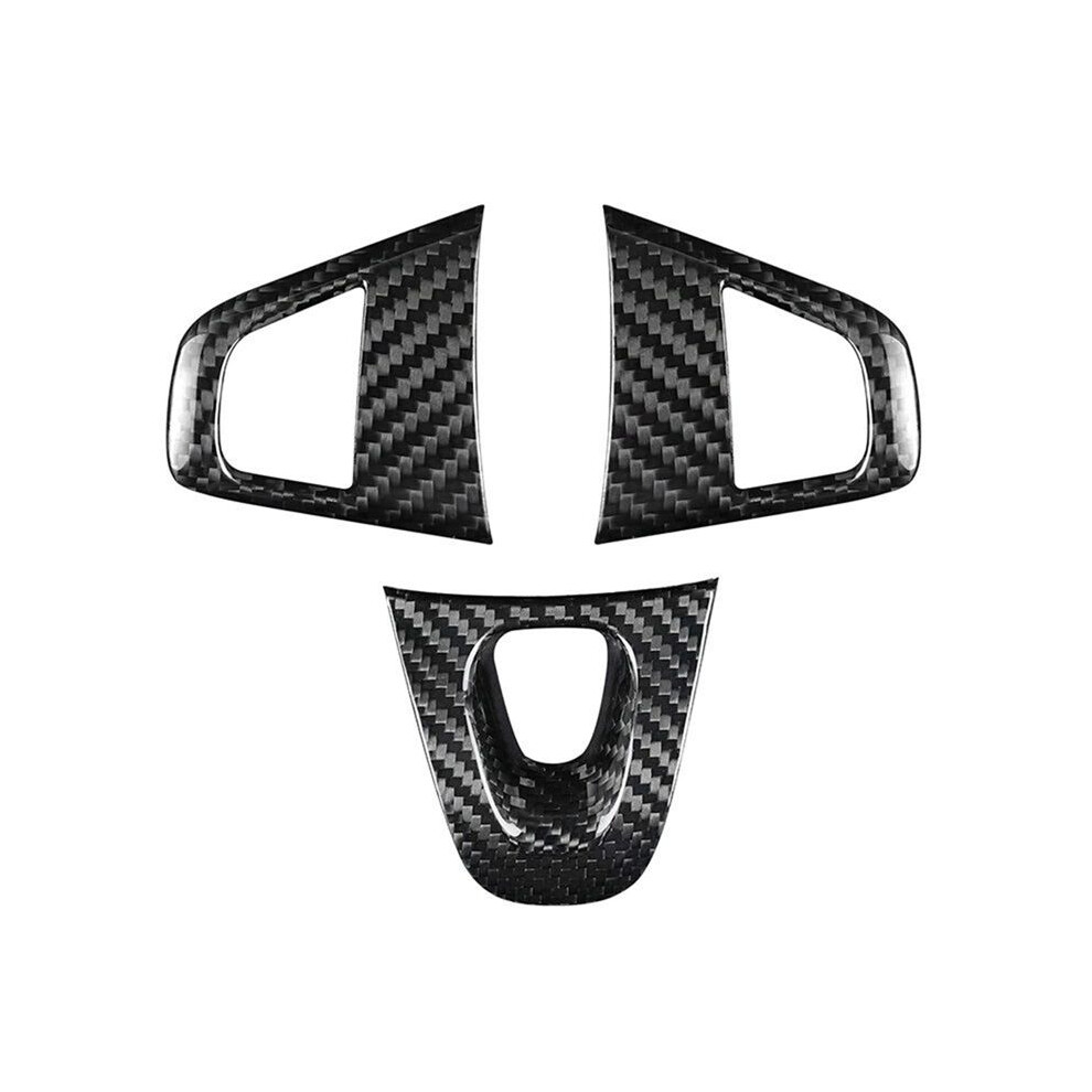 Real Dry Carbon Fiber Car Steering Wheel Trim For Renault Fluence Megane 3 Rs Scenic 2009-2015 4711301640548