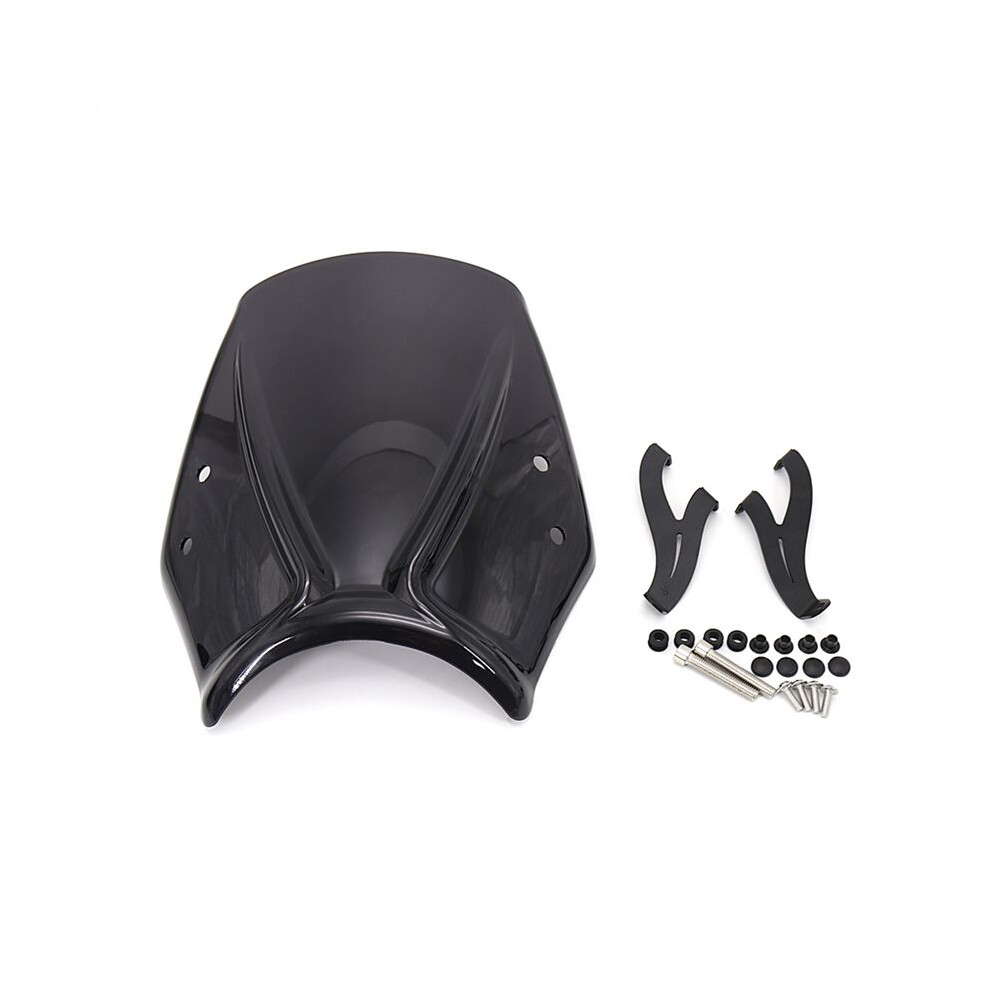 Motorcycle Windshield Wind Deflector Windscreen Fairing Baffle Cover For Trident 660 Trident660 2021 2022(Black) Black 4711889459488