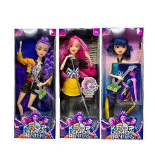 (3pcs)3X Kpop Demon Hunters New Girl Group High Appearance Rubber Doll Joint Movable Doll Children's Birthday Surprise Gift