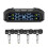 Bil TPMS Däcktrycksövervakningssystem Solenergi Digital Display Autosäkerhetslarmsystem med 4 Interna Sensorer 1