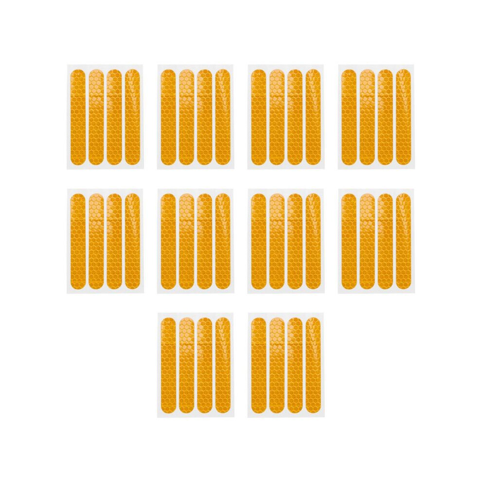 40Pcs Front Rear Wheel Cover Protective Shell Reflective Sticker For Ninebot Max G30 Scooter Accessories Yellow 6133165962785