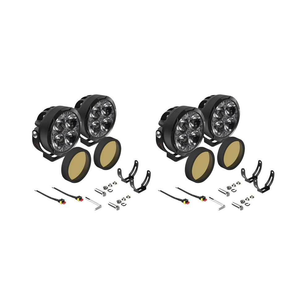 2 Set 3 Inch 90W Led Pods With Covers, Fog Pods Led Bar Offroad Driving Lights Amber/Light 4713616110976