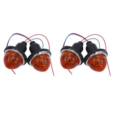 4PCS Rear Stop/Taillight Light L594 LPB630 Yellow Indicator Lamps Lights As Lucas L594