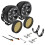 2Conjunto 3 Polegadas 90W LED Pods  com Tampas Âmbar, Luz de Neblina Pods LED Light Bar Offroad Driving Lights, Spot Flood Combo Light 2