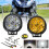 2Conjunto 3 Polegadas 90W LED Pods  com Tampas Âmbar, Luz de Neblina Pods LED Light Bar Offroad Driving Lights, Spot Flood Combo Light 4