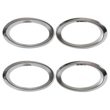 4x Front Bumper Fog Light Cover Chrome for - S211 W211 E-CLASS W211 Fog Lamp Bezel 2118850974 2118851074