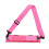 Practical, adjustable mini crossbody bag, specially designed for golf enthusiasts in pink. 1