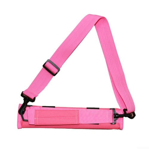 Practical, adjustable mini crossbody bag, specially designed for golf enthusiasts in pink.