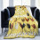 Chicken Blanket, Soft Warm Cozy Cute Yellow Throw Blankets for Bed Sofa 2